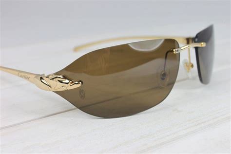 sunglasses cartier panthere men|cartier panthere rimless glasses.